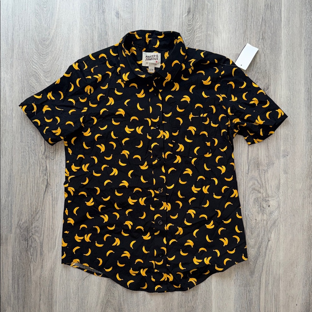 Naked & Famous Banana Shirt